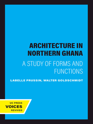 cover image of Architecture in Northern Ghana